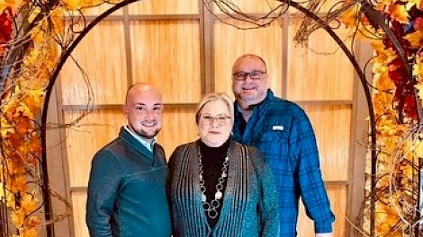 Richard with Terry Roberts and Judge Nancy Talley at Jeans and Bling in the Fall of 2019