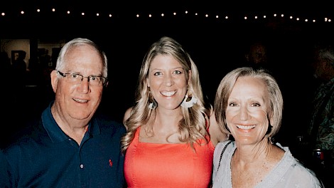 Don Morriss, Haley Roeser, Patsy Morriss
