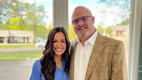 Kelsey Cowan and Dr. Jeff Young