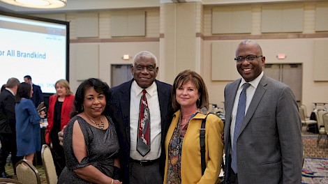 Carolyn and George Moore, Robin Hickerson, Derrick McGary