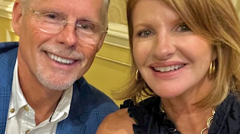 Tammie and her husband, Lifford, attending an event at Texarkana Country Club.