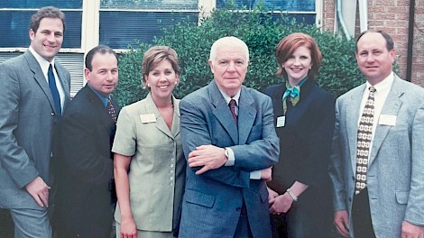 Tammie with her Pfizer team in the late 1990s.