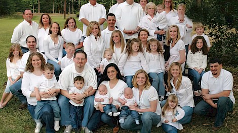 Four generations of the Freeman family captured in 2007. photo courtesy of Pat Freeman